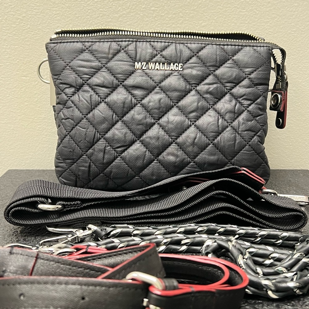 GUC MZ Wallace Small Pippa Black Quilted